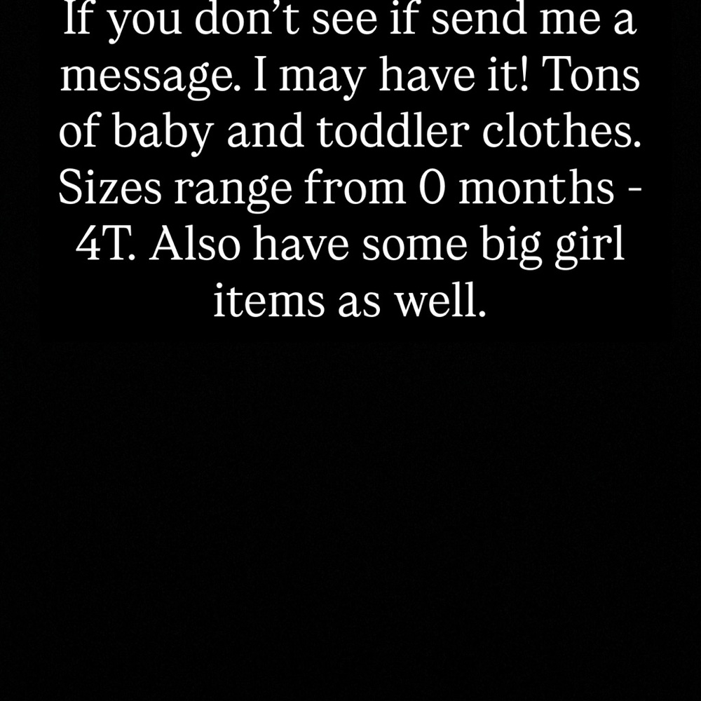 Baby and Toddler Clothes Collection